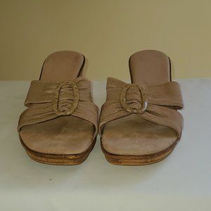 Beige Italian Shoemakers Sandals